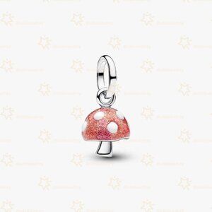Pandora Glow-in-the-dark Mushroom Dangle Charm